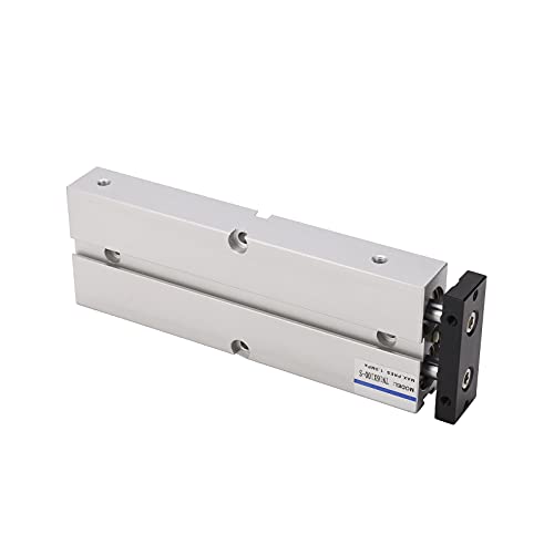 Air Cylinder Double Rod Aluminum Alloy Pneumatic Cylinder with 10-200mm Stroke 1.0MPa Pressure Industrial (TN16X100-S)