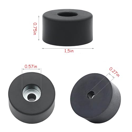 bizhala 8PCS 192310GS Air Compressor Isolator Rubber Feet Foot Mount Compatible for Coleman Powermate Sanborn 094-0026 E106661 for Many Compressors Generators Pressure Washers Anti Vibration Foot Pad