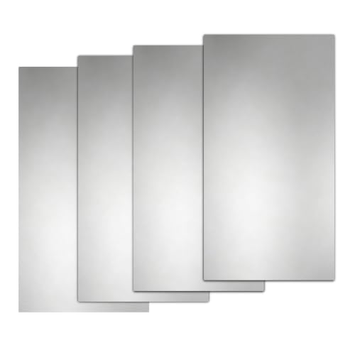 4 Pcs 18 Gauge Cold-Rolled Steel Plates,12"X6" Sheet Metal Cold Rolled - size: 12"x6", 18 Gauge
