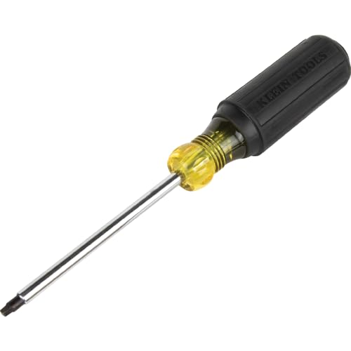 Klein Tools 80031C 5-Piece Color-Coded Screwdriver Set, Made in USA, featureing Precision Tips, Cushion-Grip Handles, 2 Slotted, 2 Phillips, 1 Square, Great for Home Improvement