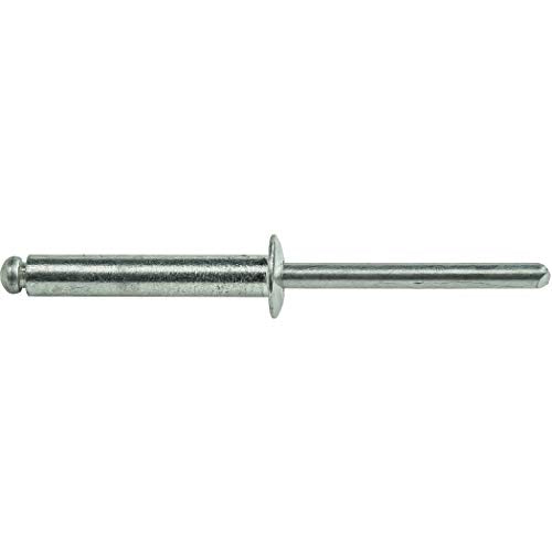 Fastenere Pop Rivets - 1/4" x 7/8" (25pcs) Heavy Duty, Open-End, Aluminum, Dome-Head Blind Rivets, Corrosion-Resistant, High Tensile & Shear Strength, 8-14 Gap 0.751"-0.875" - size: 1/4" x 7/8" (8-14) (25 Pack)