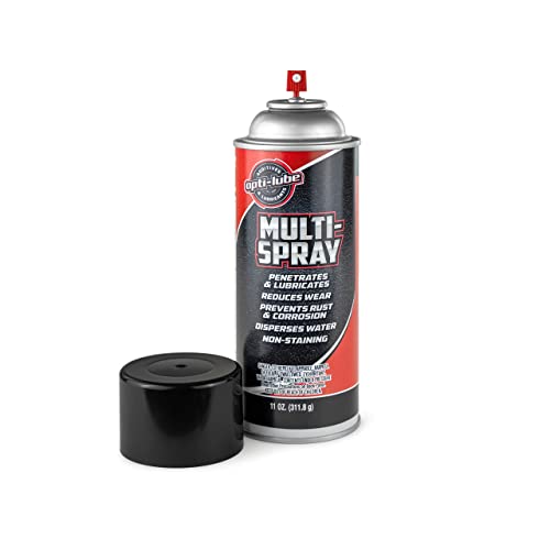 Opti-Lube Multi-Spray Dry Film Lube with Straw, 11 oz Aerosol, 2-Pack - size: 2 Pack