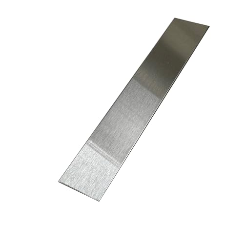 Grade 304 Stainless Steel #4 Brushed Sheet Metal Gap Filler Finishing Strip Trim, 20ga (36 inch Long, 1 inch Wide) - size: 36 inch Long, style: 1 inch Wide