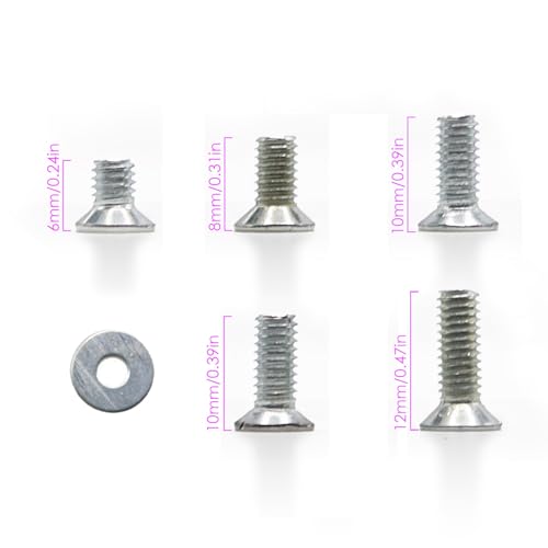 Kado Monitor Mounting Hardware Kit Set 30pcs Assorted M4 Screws Flat Head