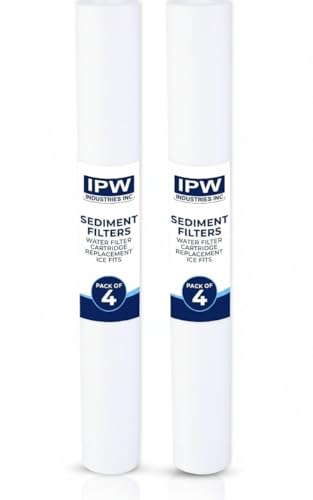 IPW Industries Inc. Whole House Water Filter Compatible with EV953420, Water Filter Cartridge Replacement, Ice Fits with 20" Bowl 13459 & Ev953420-20" H x 2.5 W Water Filter Cartridge, (Pack of 2) - size: 2-Pack