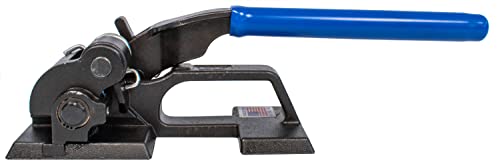 Heavy-Duty Compact Steel Strapping Tensioner - 3/8" to 3/4" Metal Banding - for Flat Loads - EP-1400 - Made in USA