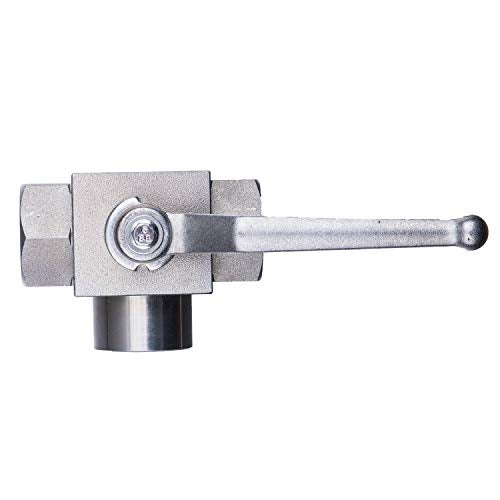 Taixin 3way Hydraulic Ball Valve 3/4 inch NPT Female Hydraulic Valve 5800PSI KHB3K L-Bore High Pressure Ball Valve - size: 3/4 NPT, style: KHB3K