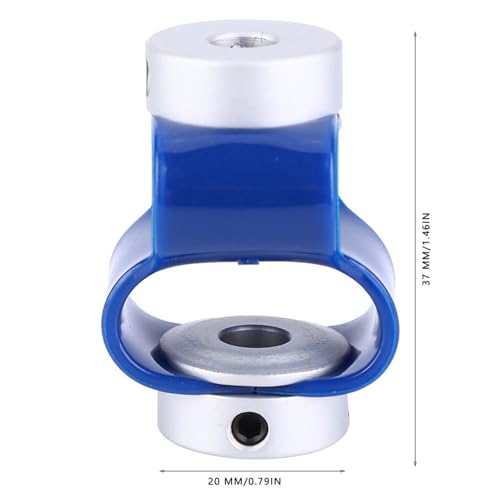 Flexible Shaft Coupler, 6mm x 6mm Bore, Glass Fibre Elastic Coupling for Encoder, 37mm Length, 20mm Outer Diameter, 5000rpm Max Speed