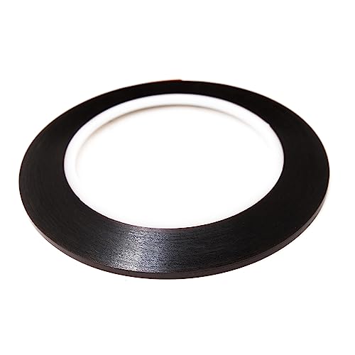 Bertech High-Temperature Polyimide Masking Tape, 1 Mil Thick, 8 mm x 36 Yards - UL Recognized - size: 8 mm