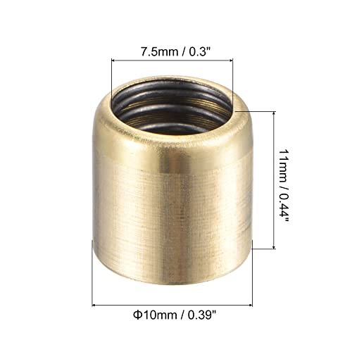 uxcell Brass Push Button Grease Oil Cup 10x10mm Ball Oiler for Lubrication System 10Pcs - size: 10x10mm