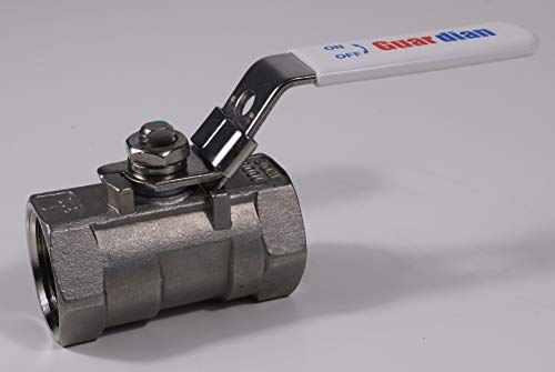 1 Piece Uni-Body Reduced Port Ball Valve - 316 Stainless Steel (2 1/2") - size: 2 1/2"