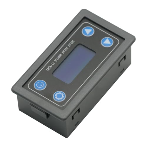 DC 6~30V 12V Timer Switch LED Digital Time Delay Relay Module Programmable Timer Relay Control Switch Timing Trigger Cycle,12V Time Relay