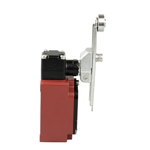 Adjustable Roller Limit Switch, High Temperature Micro Motion Switch, 1NO+1NC Contact, 5Amp, Automatic Reset for Machinery & Industrial Applications