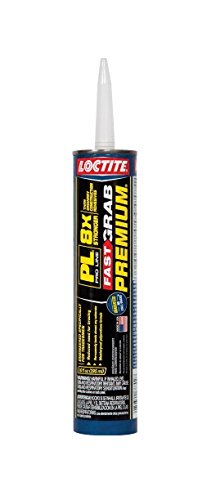 Loctite PL Premium Fast Grab Polyurethane Construction Adhesive, Gray, 10 fl oz Cartridge, (Pack of 2) - size: Pack of 2