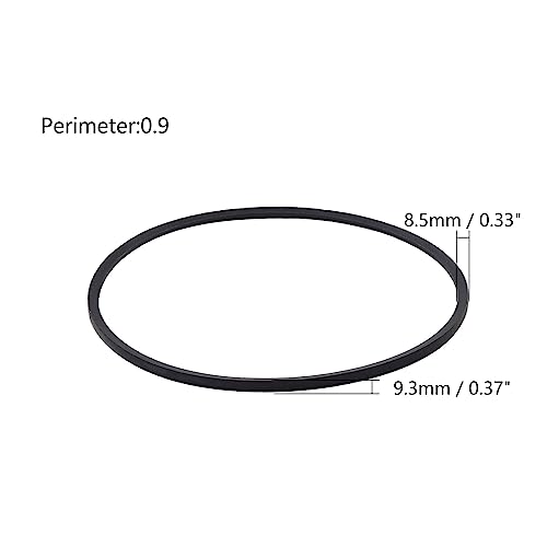 Othmro SPZ875 Drive V Belt Inner Girth Industrial Power Rubber Transmission Belt Mower Belt Drive for Replacement Upper Transmission Triangle Rubber Lawn Industry Deck :875mm/34.45"1Pcs - size: SPZ875