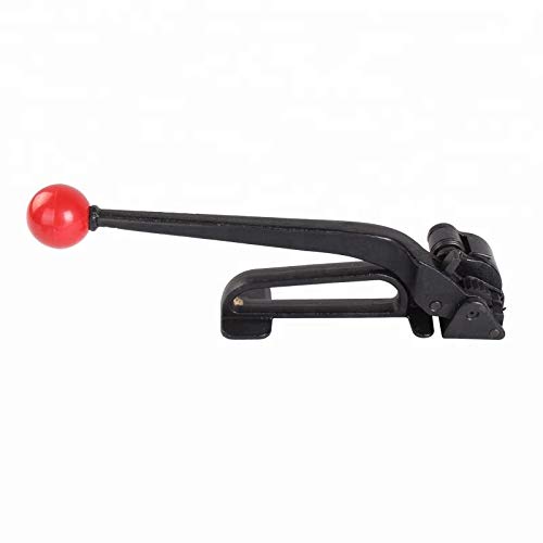 Heavy Duty Steel Strapping Tensioner and Cutter Sealer Manual Tool Packing Packaging Strapping Banding Kit for 3/8" to 3/4" Strap, Complete Set with Sealer for 3/4" Steel - style: Strapping Tensioner