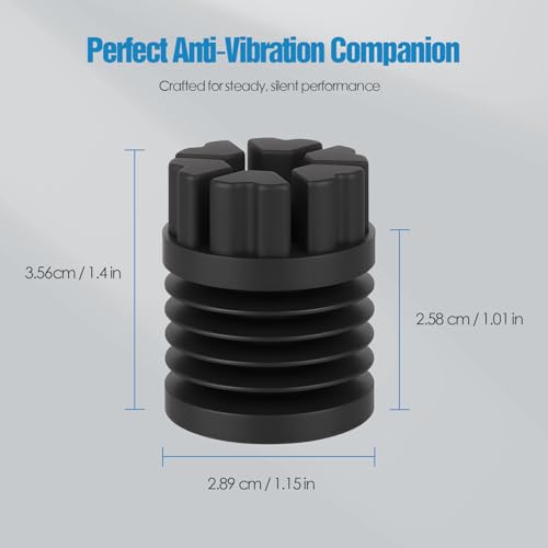 Anti-Vibration Feet for Bambu Lab X1 / X1C / X1E / P1P / P1S – 8 Pack Silicone Shock Absorber Feet, Noise & Vibration Reduction, Stable 3D Printer Accessories - color: X1 / X1C / X1E / P1P / P1S