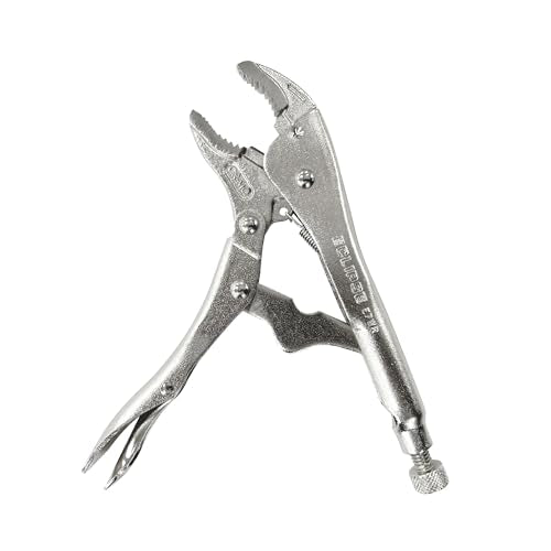 Eclipse Professional Tools E7WR 7 Inch Curved Jaw Locking Pliers with Wire Cutters (7" / 175mm) - size: 7-Inch