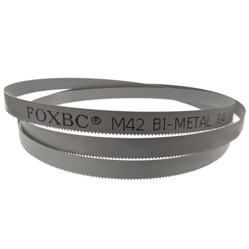 FOXBC 64-1/2 Inch 14 TPI Metal Cutting Bandsaw Blades, Bi-Metal - 2 Pack