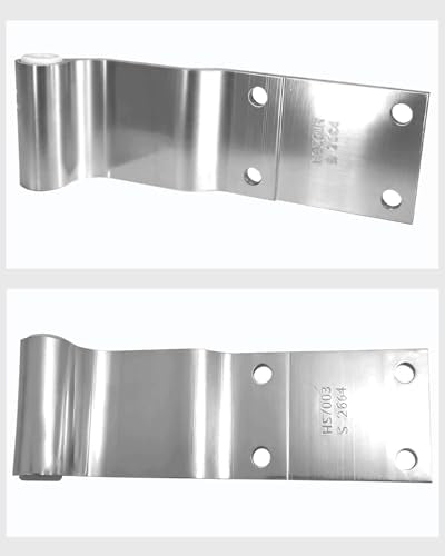 HS7003 S2664 Commercial Vehicle Four-Hole Door Hinge - 8.74x2.67x2.12in, Φ0.59, Heavy-Duty Steel, for Trucks & Buses - Durable & Precision-Made - size: HS70 3-hole