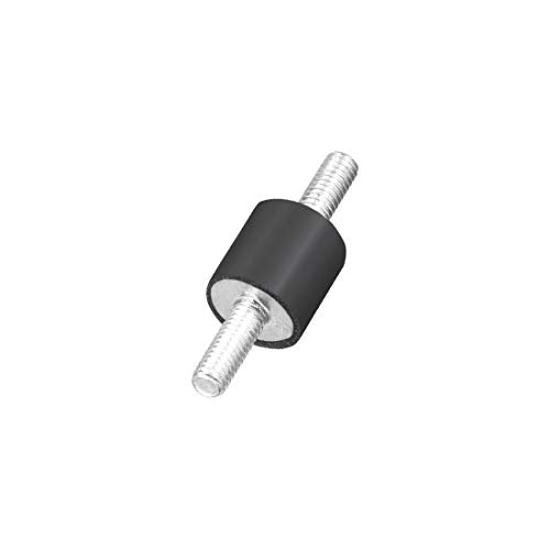 uxcell Rubber Mounts Vibration Isolator M3 D8xH8 Black 4Pcs - size: M3x8mm 8x8mm