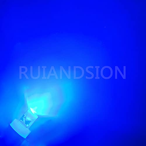 Ruiandsion BA7S 12V Mini LED Bulb for Car Dash Light – Blue - color: Blue