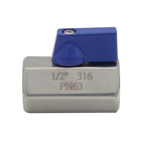 Beduan 1" Mini Ball Valve, Stainless Steel Female x Female NPT Thread Shut-Off Valve - size: 1 Female NPT