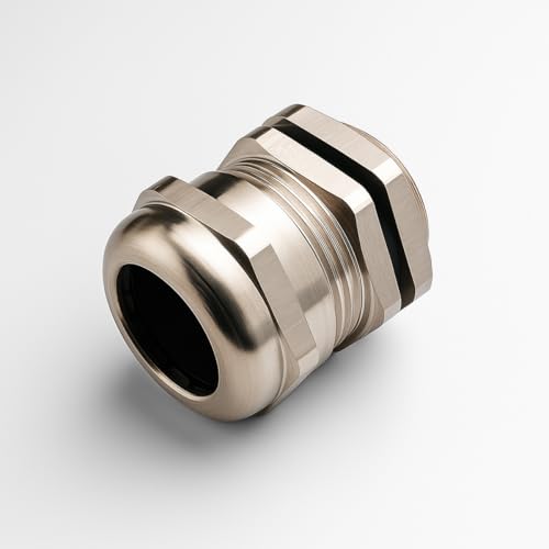 Gebildet Metal PG19 Cable Gland, Plastic Waterproof Adjustable 12-16mm IP68 Cable Gland Joint, Wire Protector with Rubber Gaskets, M24*1.5 Wire Connector - size: Metal-PG19