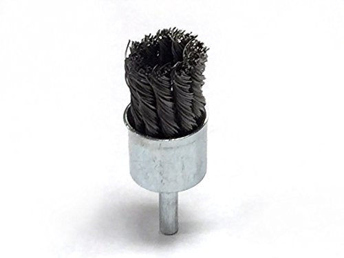 Benchmark Abrasives 1" Knot Wire Brush for Drill & Die Grinder, 1/4" Shank