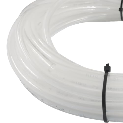 39ft 8mm OD x 5mm ID Pneumatic Tubing Pipe, (Transparent) - color: Transparent, size: 8mm OD x 5mm ID