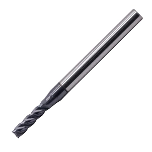 BestParts 5Pcs 3/32" 4 Flute Solid Carbide Square End Mills - AlTiN Coated - size: 3/32 in