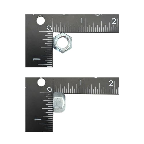 3/8"-16 All-Metal Top Lock Nuts (50 Pack) – High-Temperature, Prevailing Torque Vibration-Resistant Coarse Thread Locking Nuts SAE J995 0.375" - size: All-Metal Top Lock Nut – 50 Pack