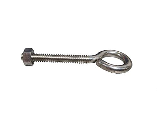 Hard-to-Find Fastener 014973454326 Eye Bolt Zinc, 1/4-20 x 2-1/2-Inch, 15-Piece - size: 1/4"-20 x 2-1/2"