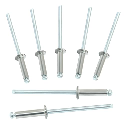 Stainless Steel Blind Rivet 1/8" x 1/2", 50 Pcs - size: 1/8" x 1/2"
