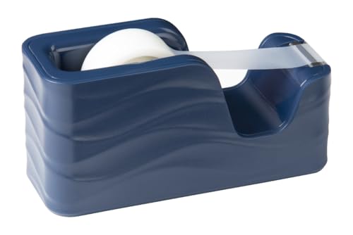 Scotch Desktop Tape Dispenser, Molten Ink (Navy) - size: (Pack of 1)