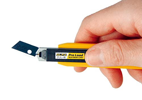 OLFA 9mm Multi-Blade Utility Knife (PA-2) - 5-Blade Chamber, Auto-Load