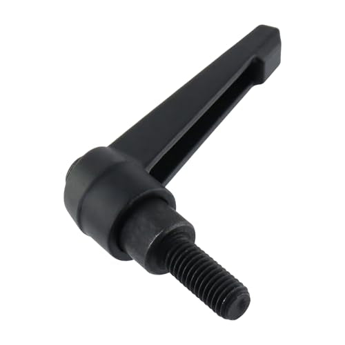 Clamping Lever Handles M8 x 20mm Push Button Ratchet Lever Male Threaded Stud Adjustable Handles Hand Knobs Rotating Screw Handles Bolts with Locking Lever -4pcs - size: M8 x 20mm