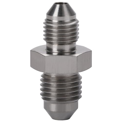 3AN Male to 4AN Male Stainless Steel Brake Clutch Fuel Oil Fitting Adapter Coupler - size: 3AN to 4AN