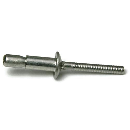 3/16" (6-4) Structural Rivet Interlock Blind Rivets Stainless Steel High Strength Pop Rivets (100)