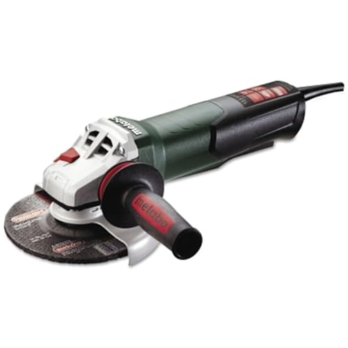 Metabo WEP15-150Q Angle Grinders, 13.5 A, 9,600 RPM, Paddle Switch, Non-Locking, 6"