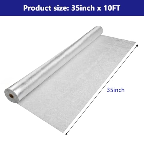 1708 Biaxial Fiberglass Cloth 35" x 10 ft | 17 oz Biaxial + 0.75 oz Mat | Ideal for Boat Repair, Auto Body, RV & Large Projects - size: 35" x 10ft