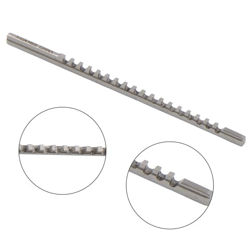 kimllier 3/32 Inch Keyway Broach, A Push-Type, HSS, 1/8 x 5 Inch Dimension