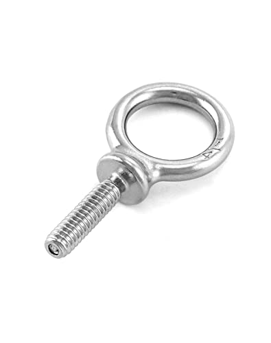 QWORK Eye Bolt, 10 Pack 1/4" - 20 x 1" Marine Grade Stainless Steel Lifting Ring Threaded Eyebolts - color: 10 Pack, size: 1/4" - 20 x 1"