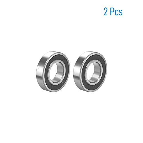 6903-2RS 2 PCS Deep Groove Ball Bearing 17×30×7mm Double Black Rubber Sealed Ball Bearing Chrome Steel P0 Z2 Bearing for Industrial Machine,Power Tools and Mechanical Equipment - size: 6903-2RS Size 17×30×7mm