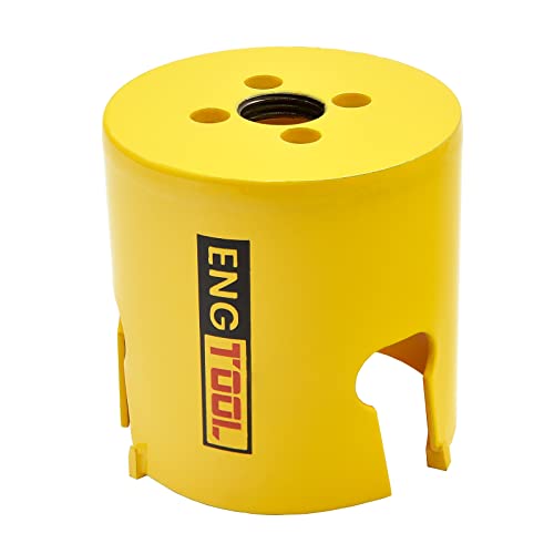 MaxTool 2-1/2" TCT Hole Saw 64mm Carbide Tip Holesaw 2.25" Deep with 5/8-18 Thread for Cutting Asphalt Brick Concrete MDF Tough Material; CT00Y57R232 - size: 2-1/2"
