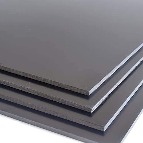 2pcs G10 Glass Fiber Sheet 335X300X1.5MM for RC Model Black Color - size: 335 X 300 X 1.5MM(2pcs)