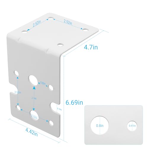 Whole House Mounting Bracket Fits for 10" and 20" Water Filter Housing