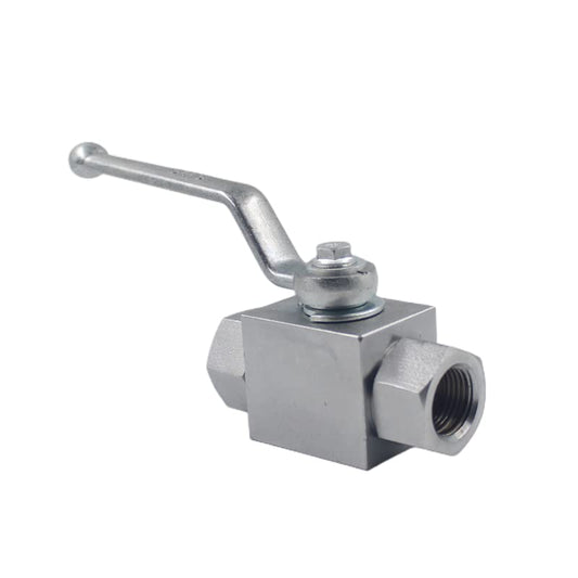 High Pressure Hydraulic Valve KHB 3/8'' NPT, Shut-Off 2 Way Ball Valve, Hydraulic Ball Valve 7250 PSI - size: KHB 3/8NPT(2 Way)