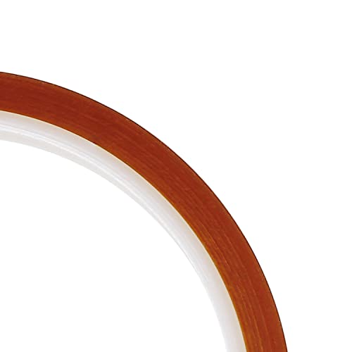 6mm x 33M (0.24" x 108ft) High Temperature Resistant Polyimide Tape - size: 6mm