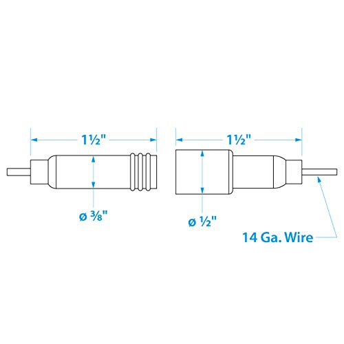 SEACHOICE 12751 Inline Fuse Holder 20A, (Pack of 12) - size: One Size (Pack of 12)